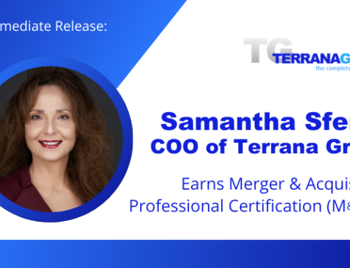 Samantha Sferas, COO of Terrana Group, Earns Certification in Mergers and Acquisitions (M&A)